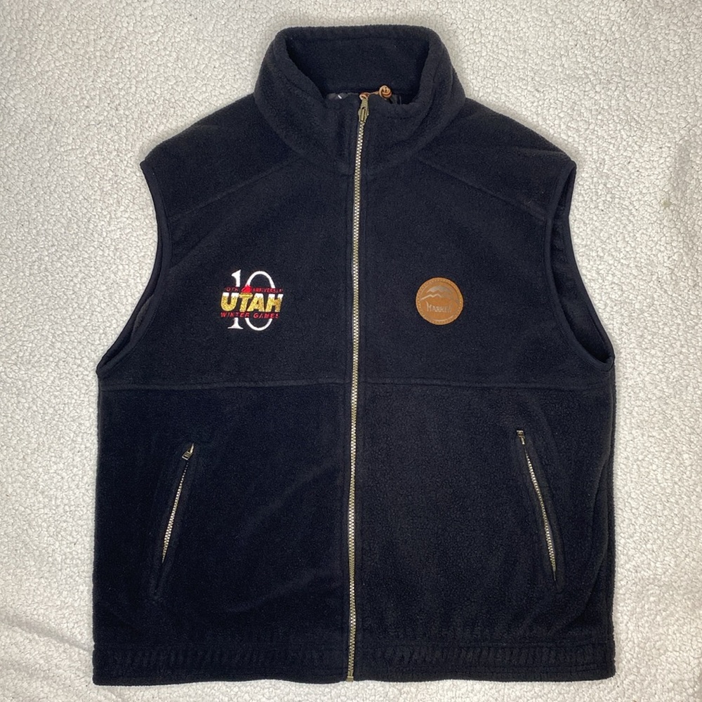 Marker 10th Anniversary Utah Winter Olympics Fleece Vest: Size Extra Large